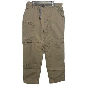 The North‎ Face Men's High Rise Convertible Cargo Pants Olive Green XXLarge
